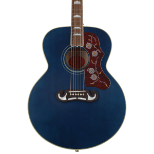 Epiphone J-200 Acoustic-electric Guitar - Aged Viper Blue, Sweetwater Exclusive