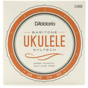 D'Addario EJ88B Nyltech Natural Nylon Baritone Ukulele Strings