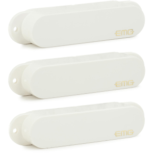 EMG SA Active Alnico Strat Single Coil 3-piece Pickup Set - White