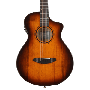 Breedlove ECO Pursuit Exotic S Concertina CE Acoustic-Electric Guitar - Tiger's Eye Myrtlewood