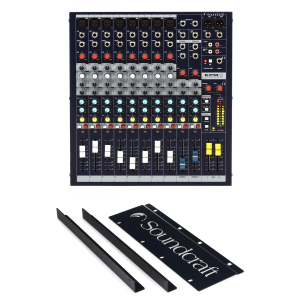 Soundcraft EPM8 10-channel Analog Mixer and Rackmount Kit