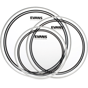 Evans EC2S Clear 3-piece Tom Pack - 10/12/14 inch
