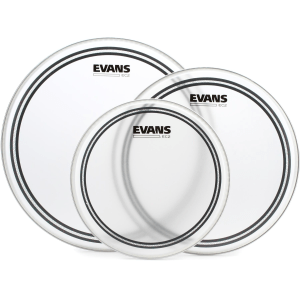 Evans EC2S Frosted 3-piece Tom Pack - 10/12/14 inch