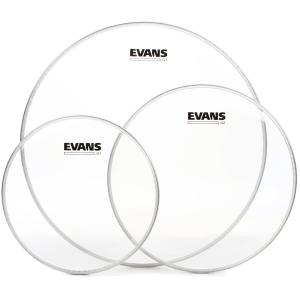 Evans G1 Clear 3-piece Tom Pack - 10/12/16 inch