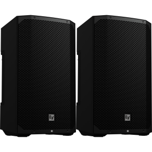 Electro-Voice Everse 12 12-inch 2-way Battery-powered PA Speakers (Pair) - Black