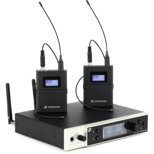 Sennheiser EW-DX MKE 2 Set Dual Lavalier Microphone System - Q1-9 Band