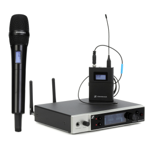 Sennheiser EW-DX MKE 2/835-S Combo Wireless Handheld and Lavalier Microphone System - R1-9
