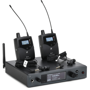 Sennheiser EW IEM G4-TWIN Wireless In-Ear Monitoring System - A Band