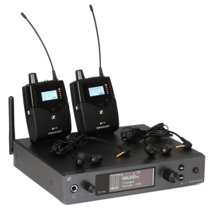 Sennheiser EW IEM G4-TWIN Wireless In-Ear Monitoring System - G Band