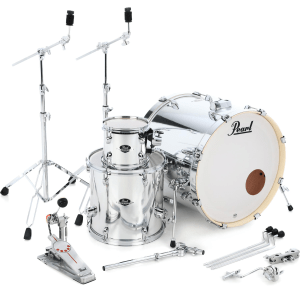 Pearl Export EXX22/C 3-piece Add-on Pack with Hardware - Mirror Chrome