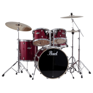 Pearl Export EXX725/C 5-piece Drum Set with Snare Drum - Burgundy