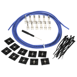 Emerson Custom G&H Solderless Patch Cable Kit - 12 foot - Blue