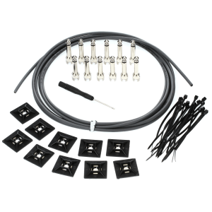 Emerson Custom G&H Solderless Patch Cable Kit - 12 foot - Gray