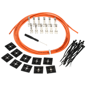 Emerson Custom G&H Solderless Patch Cable Kit - 12 foot - Orange