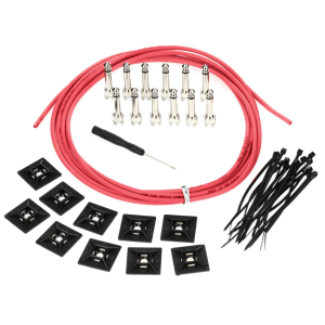 Emerson Custom G&H Solderless Patch Cable Kit - 12 foot - Red