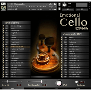 Best Service Emotional Cello Virtual Instrument Software
