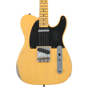 Fender Custom Shop 1950 Double Esquire Relic Electric Guitar - Aged Nocaster Blonde