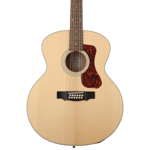 Guild F-2512E Maple, 12-String Acoustic-Electric Guitar - Blonde