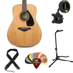 Yamaha FG800J Acoustic Guitar Essentials Bundle - Natural