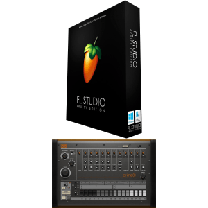 Image Line FL Studio Fruity Edition and UVI Prime 8+ Software Drum Machine Bundle