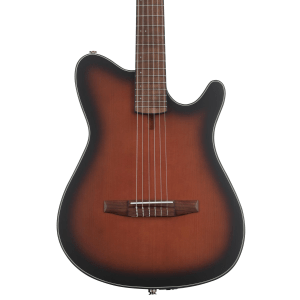 Ibanez FRH10NBSF Thinline Nylon Acoustic-electric Guitar - Brown Sunburst