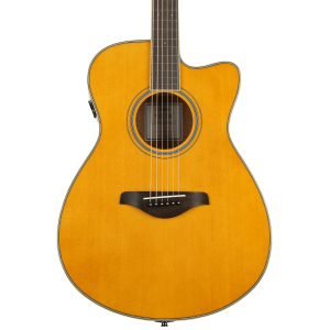 Yamaha FSC-TA TransAcoustic Concert Cutaway Acoustic-electric Guitar - Vintage Tint
