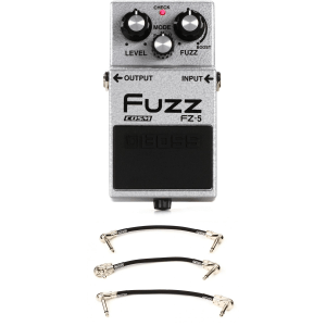 Boss FZ-5 Fuzz Pedal with Patch Cables