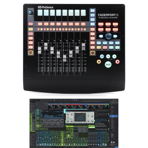 PreSonus FaderPort 8 8-channel Production Controller and Studio One 6 Professional Upgrade Bundle
