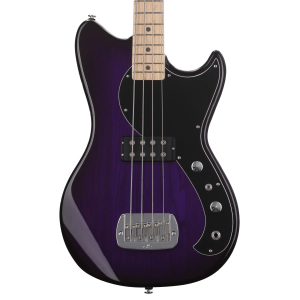 G&L Fullerton Deluxe Fallout Bass Guitar - Purpleburst