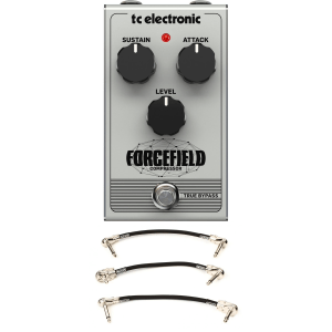 TC Electronic Forcefield Compressor Pedal with Patch Cables