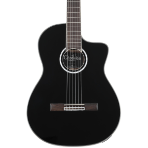 Cordoba Fusion 5 Jet Nylon String Acoustic-electric Guitar - Black