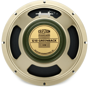 Celestion G10 Greenback 10-inch 30-watt Replacement Guitar Amp Speaker - 16 ohm