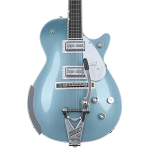 Gretsch G6134T-140 PRO 140th Double Platinum Edition Penguin Solidbody Electric Guitar - 2-tone Stone Platinum/Pure Platinum with Bigsby Tailpiece