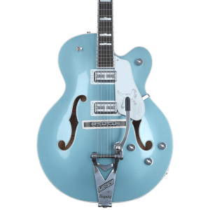 Gretsch G6136T-140 PRO 140th Double Platinum Edition Falcon Hollowbody Electric Guitar - Two-tone Stone Platinum/Pure Platinum with Bigsby Tailpiece