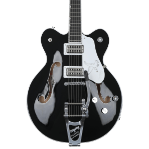 Gretsch G6636T Player's Edition Silver Falcon Center Block Double-Cut Semi-hollow Electric Guitar - Black