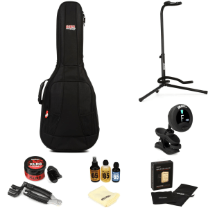 Gator 4G Series Gig Bag Essential Care Bundle- Mini Acoustic Guitar