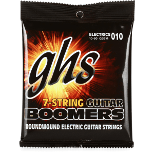 GHS GB7M Guitar Boomers Electric Guitar Strings - .010-.060 Medium 7-string