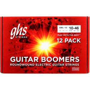 GHS GBL Guitar Boomers Electric Guitar Strings - .010-.046 Light (12-pack)