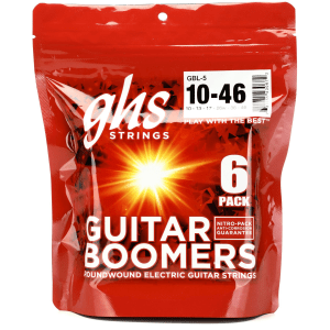 GHS GBL-6 Guitar Boomers Electric Guitar Strings - .010-.046 Light 6-pack