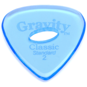 Gravity Picks Classic - Standard Size, 2mm, with Elipse-hole Grip