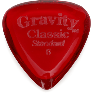 Gravity Picks Classic - Standard Size, 6mm, Polished