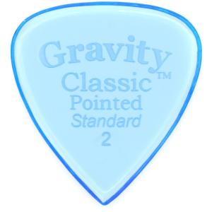 Gravity Picks Classic Pointed - Standard Size, 2mm, Polished