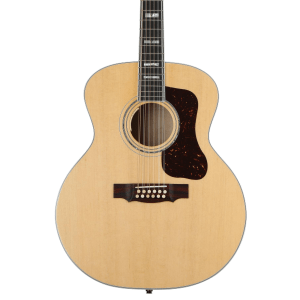 Guild F-512E Maple, Jumbo 12-String Acoustic-Electric Guitar - Natural