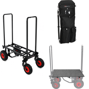 Gator Frameworks GFW-UTL-CART52AT 52" Utility Cart with Accessory Bag and Lower Deck Bundle - All Terrain