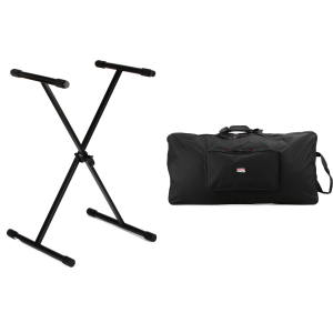 Gator Frameworks GFW-KEY-1000X Standard X-Style Keyboard Stand with Carry Bag