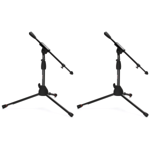 Gator Frameworks GFW-MIC-2621 Tripod Style Bass Drum and Amp Mic Stand (2 Pack)