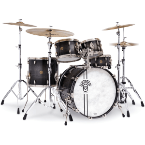 Gretsch Drums Limited-edition 140th-anniversary 5-piece Shell Pack - Ebony Stardust Lacquer
