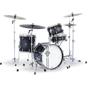 Gretsch Drums Limited-edition 140th-anniversary 4-piece Shell Pack - Ebony Stardust Lacquer