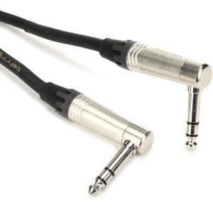 Behringer GIC904SR 1/4 inch TRS Male Right-angle Instrument Cable - 3 foot