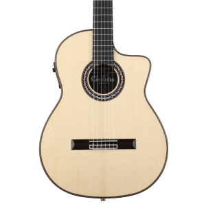 Cordoba GK Pro Negra Nylon String Acoustic-Electric Guitar - Spruce
